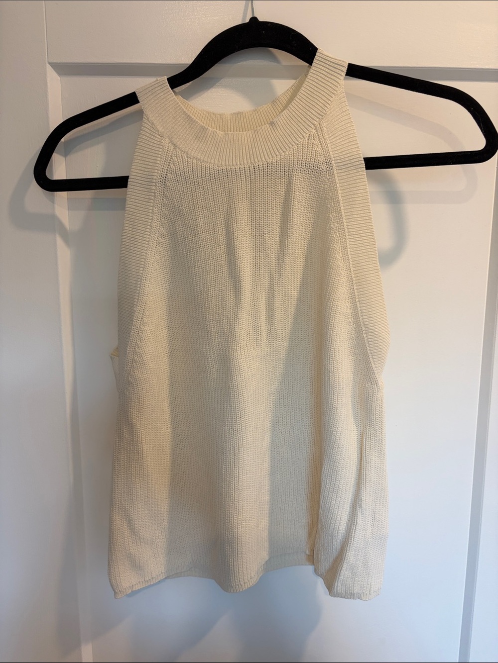 Wilfred Cream Knit Halter Tank